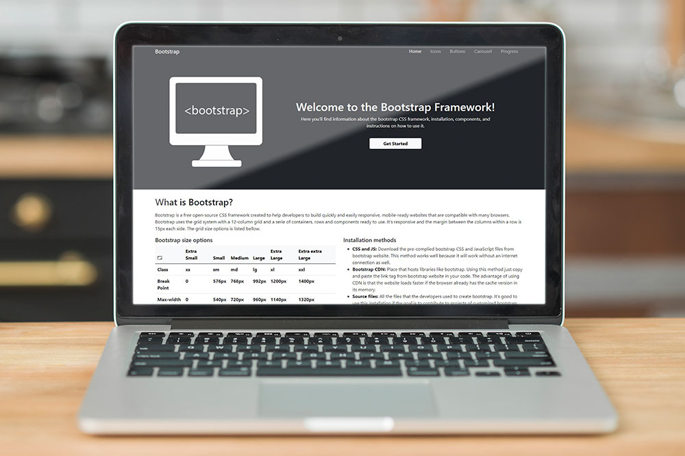 bootstrap-web-mockup